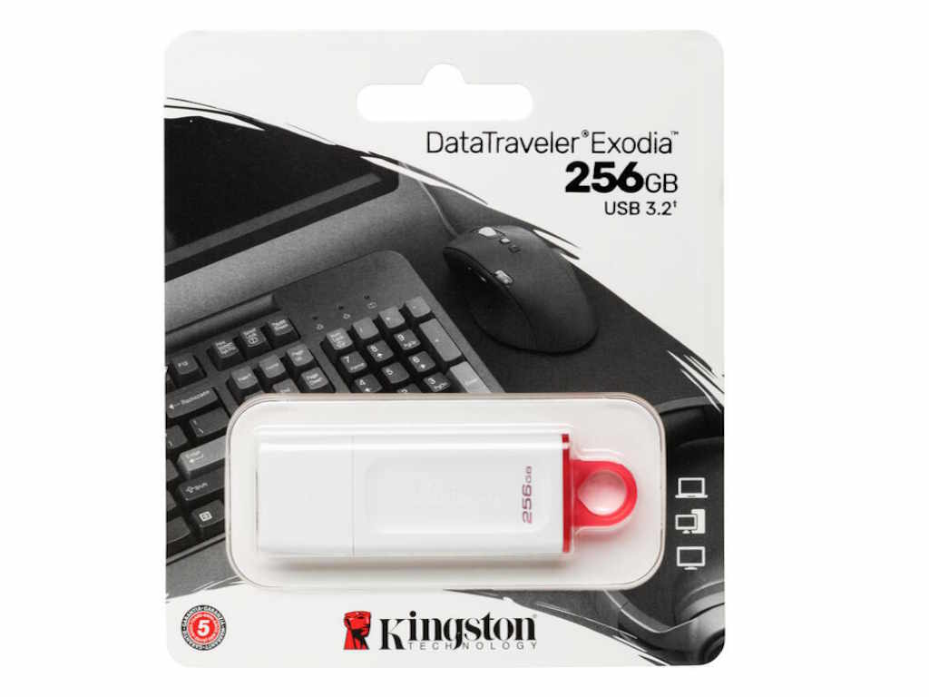 Kingston FD Exodia 256GB USB 3.2 White - Slika 3