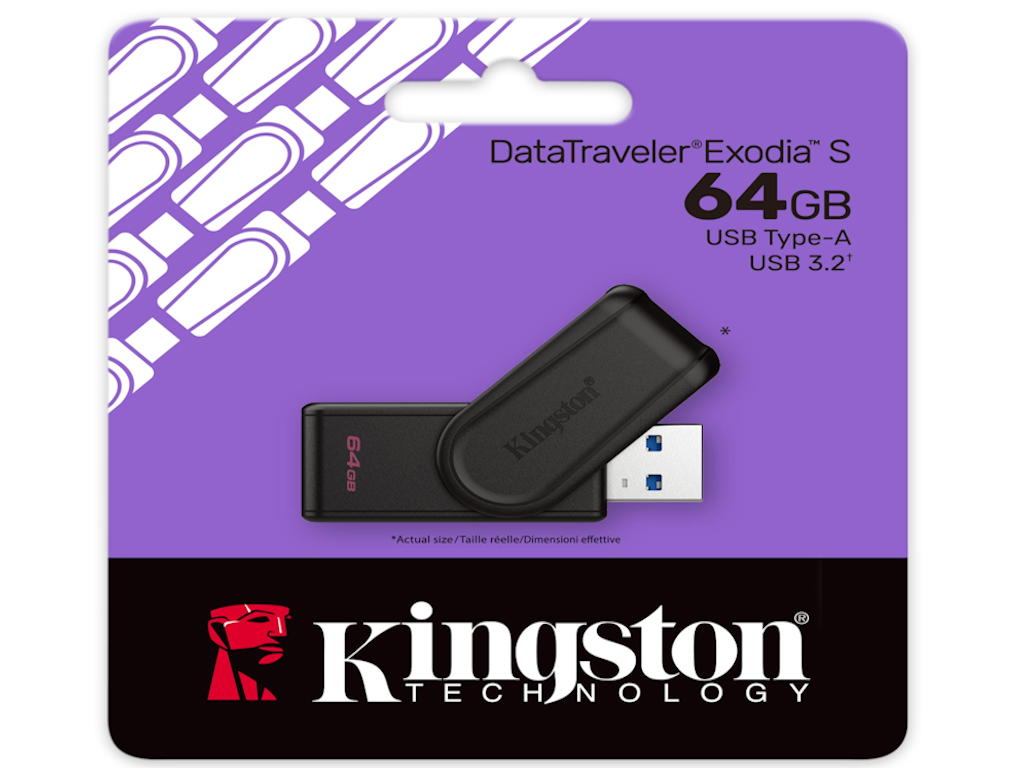 Kingston FD Exodia S 64GB USB 3.2 Black - Slika 3