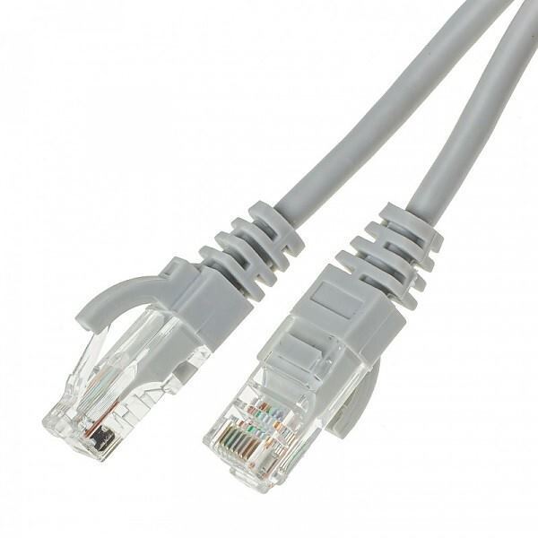 NaviaTec Cat6 UTP, 26AWG, LSZH, 0,5m, Grey