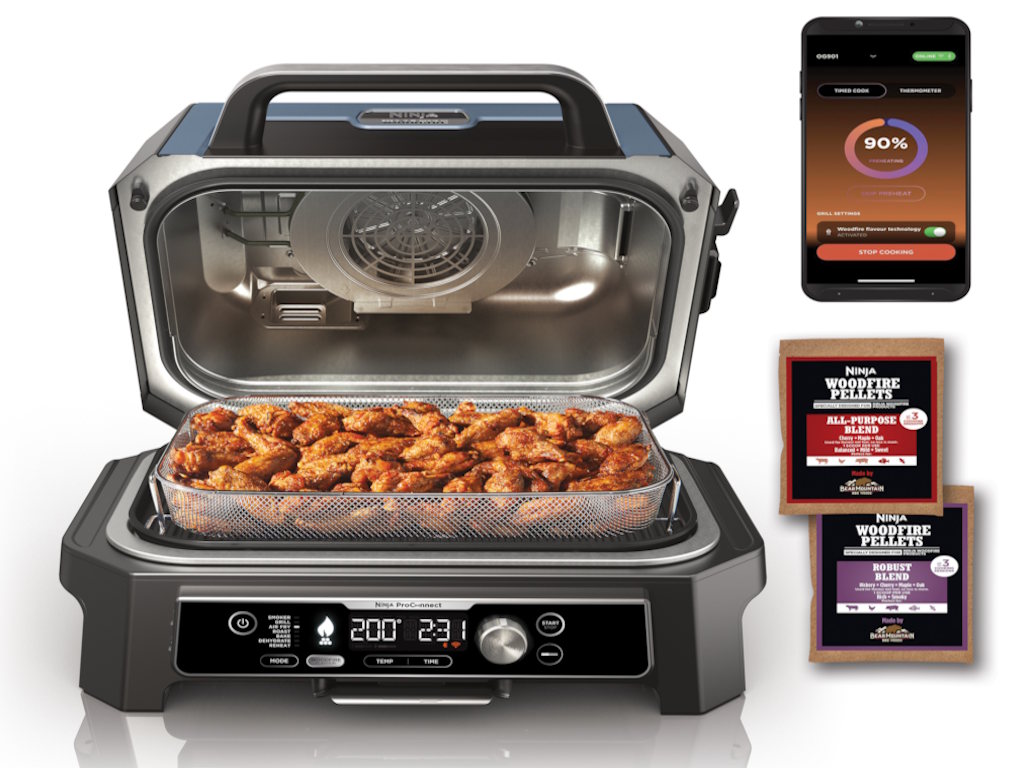 Ninja vanjski grill OG901EU Woodfire Grill 7u1 - Slika 18
