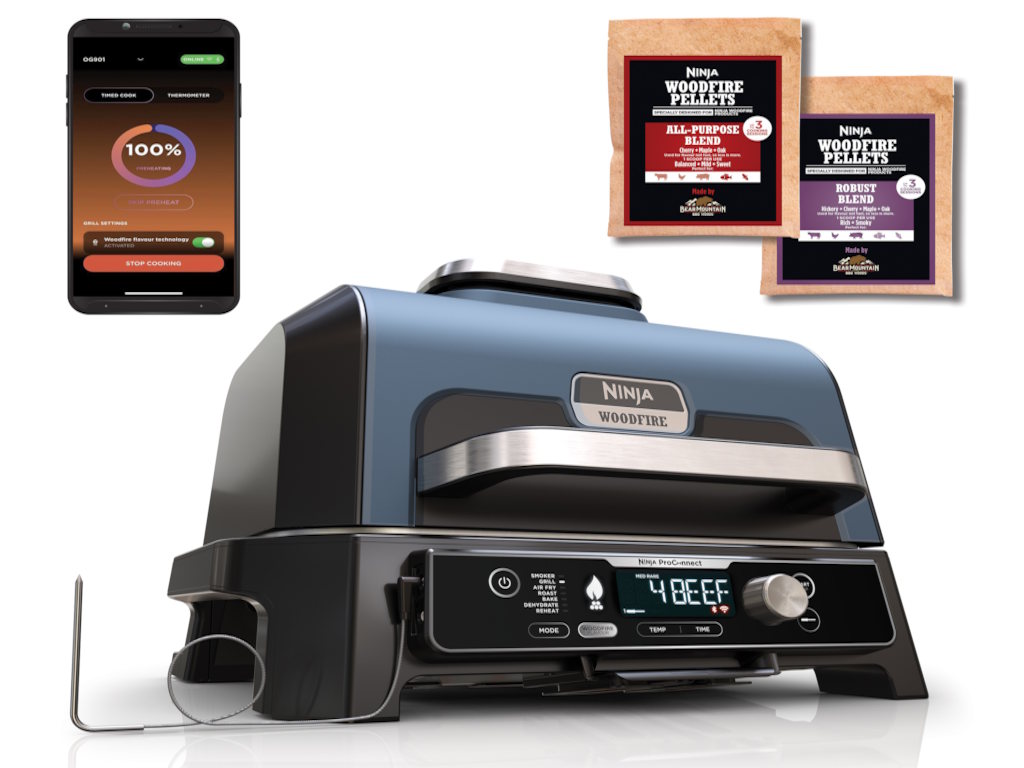 Ninja vanjski grill OG901EU Woodfire Grill 7u1 - Slika 21