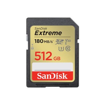 Sandisk Extreme 512GB SDXC, SDSDXVV-512G-GNCIN