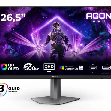 Monitor AGON AG276QKD2 27", QD-OLED, 2XHDMI, 2xDP, 500Hz