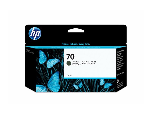 HP 70 ink matte black 130 ml Vivera, C9448A