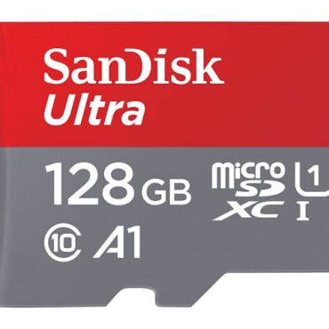 Sandisk Ultra microSDXC 128GB + Adapter, SDSQUAB-128G-GN6MA
