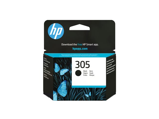 HP 305 Black Original Ink Cartridge, 3YM61AE#ABE