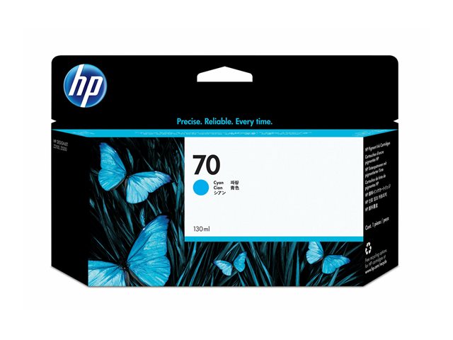 HP 70 ink cyan 130 ml Vivera, C9452A
