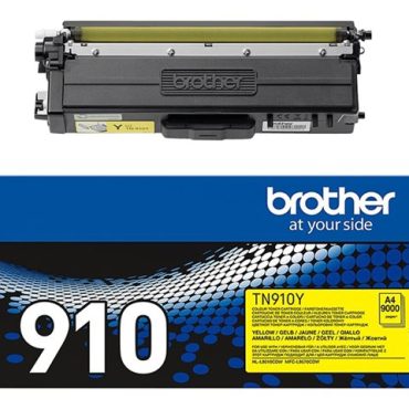 Brother TN910Y Toner Cartridge Yellow HC, TN910Y