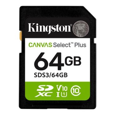Kingston 64GB SDXC Canvas Select Plus, SDS3/64GB
