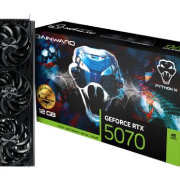 Gainward RTX5070 Python III OC, 12GB, GDDR7