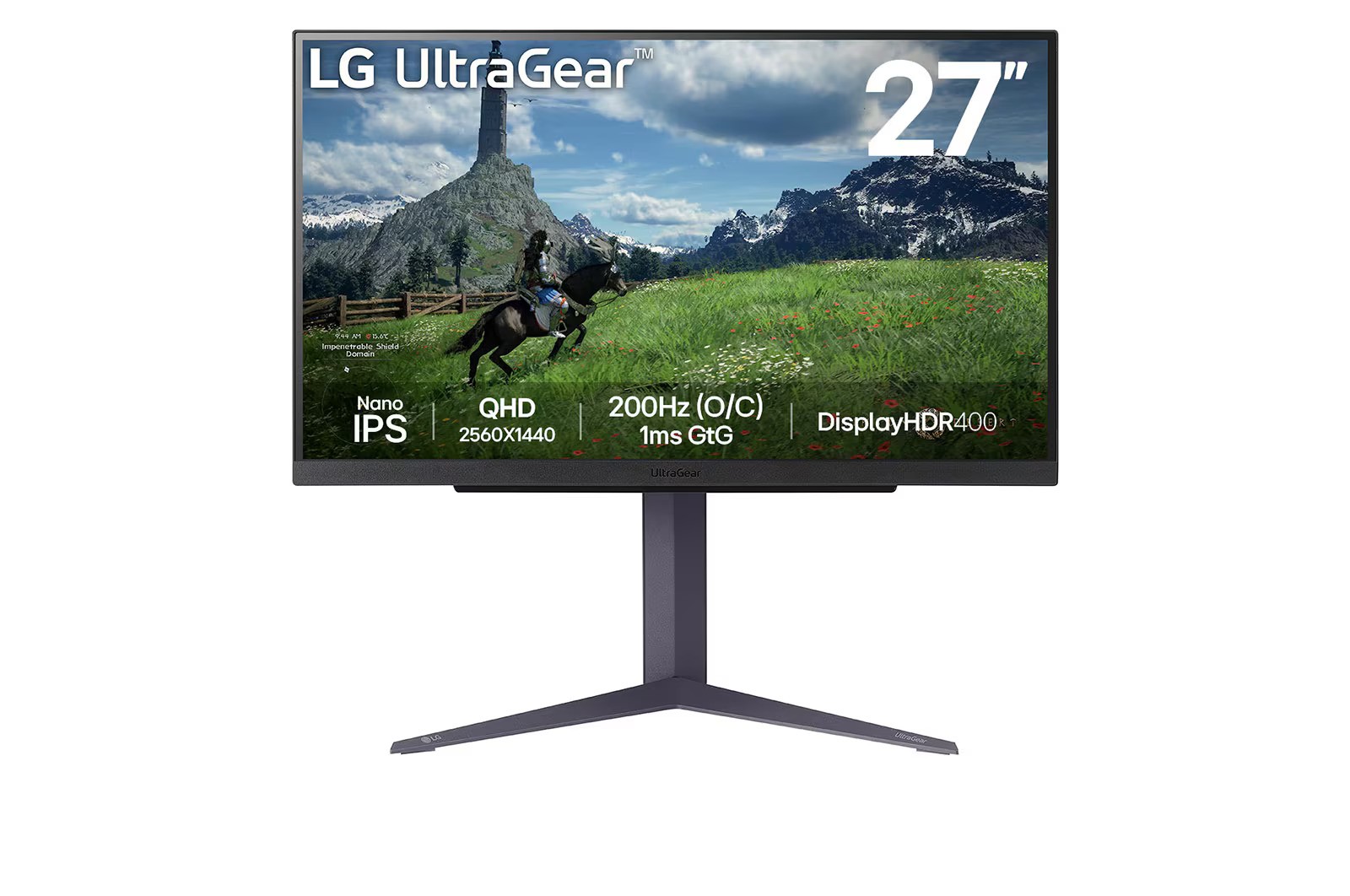 Monitor LG 27GS85Q, 27'' QHD Nano IPS, 180Hz (OC 200Hz)