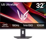 Monitor LG 32G600A 31,5" QHD VA, 180Hz, HDMI, HAS, 1000R