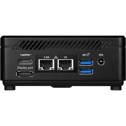 Mini desktop PC MSI Cubi 5 1M-438BEU barebone Core 5 / WiFi 6E + BT 5.3 / 1x2.5Gbps + 1x1Gbps (black) - Slika 2