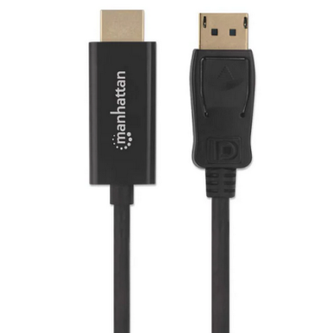 Manhattan kabel DisplayPort M to HDMI M, 1m, crni