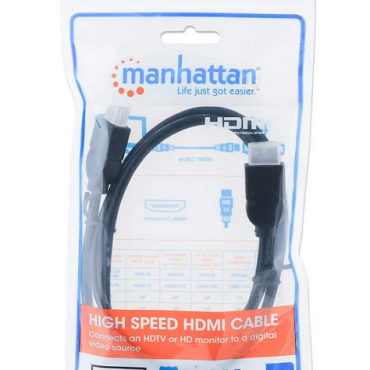 Manhattan kabel HDMI M/M, 4K@30Hz, 1m, crni