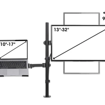 Manhattan nosač za monitor i NB,13''-32'', do 8kg