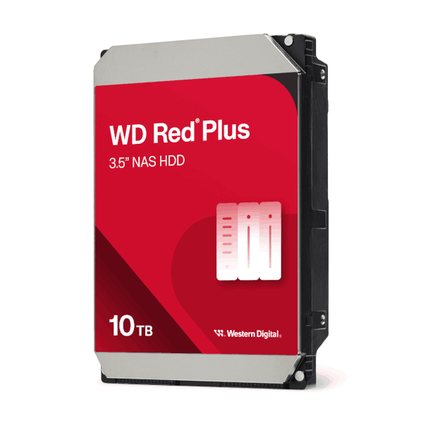 WD Red Plus WD100EFGX, 10TB, 3,5", 512MB, 7200rpm