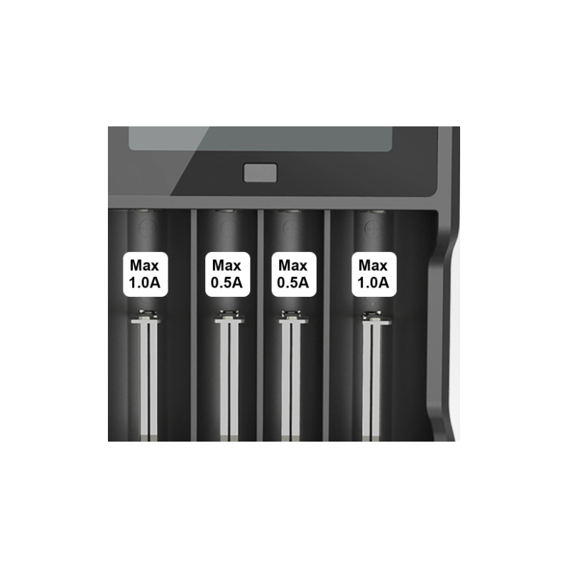 XTAR VC4 Li-Ion/Ni-Mh punjač AA/AAA baterija, LCD zaslon, USB - Slika 11