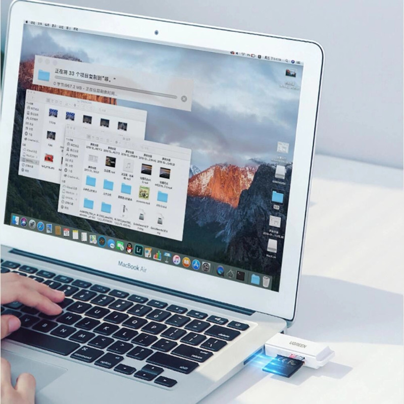 UGREEN čitač memorijskih TF/microSD/SD kartice, USB 3.2, crni - Slika 19