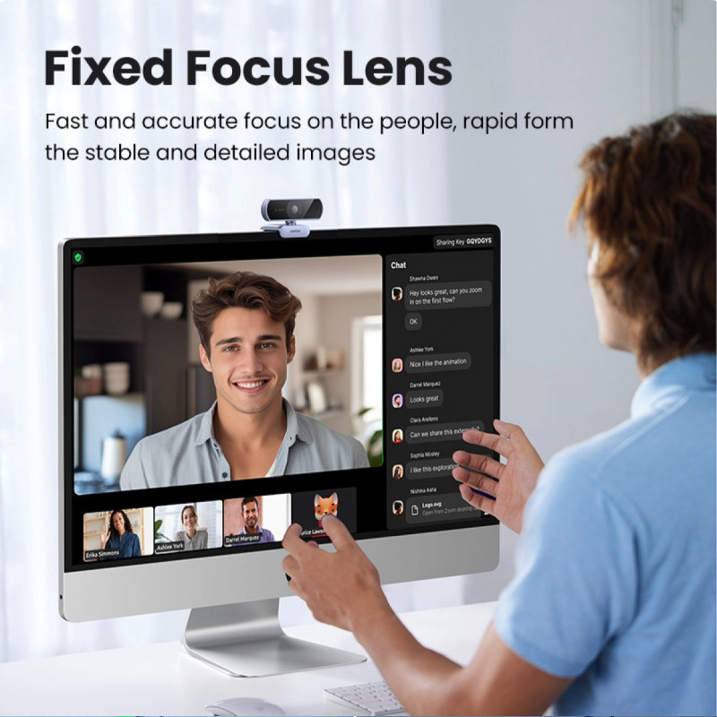 UGREEN CM678 Web kamera, Full HD 1080p, HD, crna - Slika 16