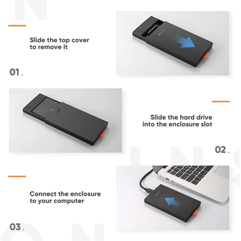 UGREEN vanjsko kućište 2.5" SATA HDD/SSD - Slika 14