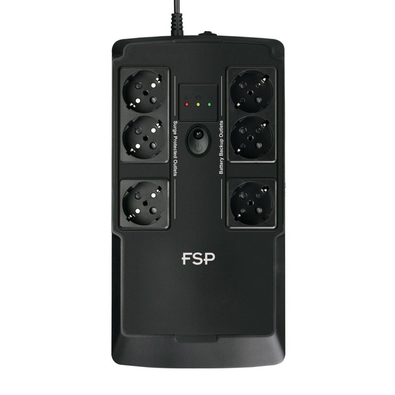 Fortron Source UPS NanoFit 600VA/300W, Offline, 2×USB, 6×Schuko, 1×4.5Ah - Slika 4