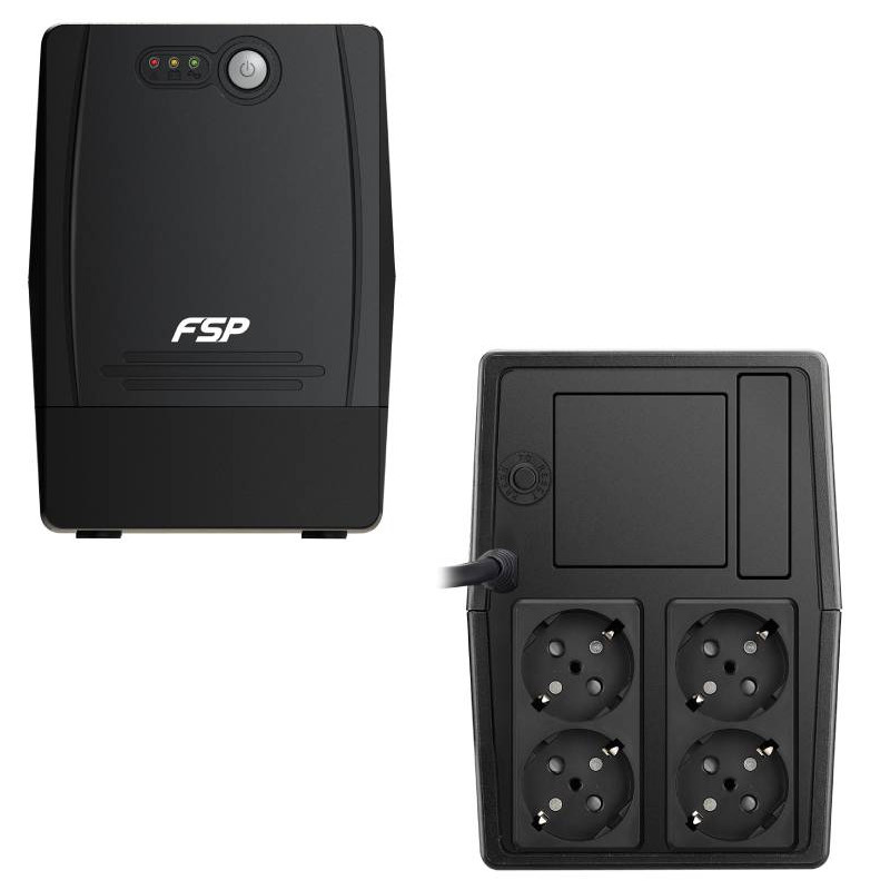 Fortron Source UPS FP 1000VA/600W, Line-interactive, 4×Schuko, 2×7Ah - Slika 7