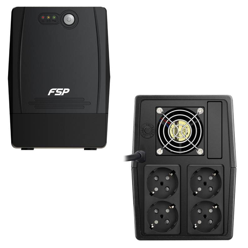 Fortron Source UPS FP 1500VA/900W, Line-interactive, 4×Schuko, 2×9Ah - Slika 7