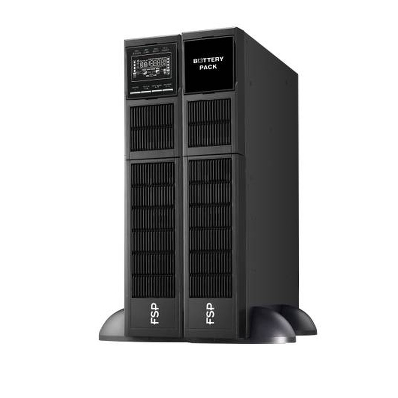Fortron Source UPS Clippers Rack/Tower 3000VA/3000W, On-line double conversion, USB, RS-232, EPO, 8×C13, 6×9Ah, LCD - Slika 7