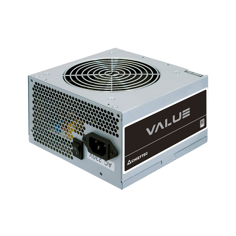 Chieftec 500W, ATX 2.3, 80+, aktivan PFC, 1×PCIe, 3×SATA, 20+4-pina, 120mm ventilator, bulk, bez kabla - Slika 4