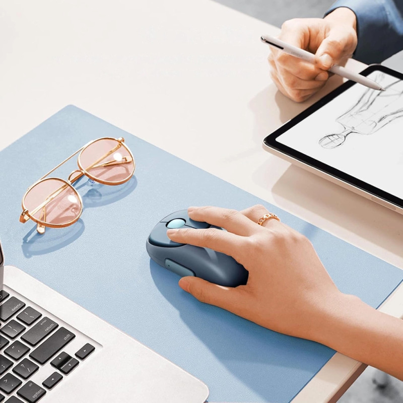 UGREEN FUN+ MU102 bežični miš, 4000 DPI, bluetooth, USB-C punjenje, plavi - Slika 21