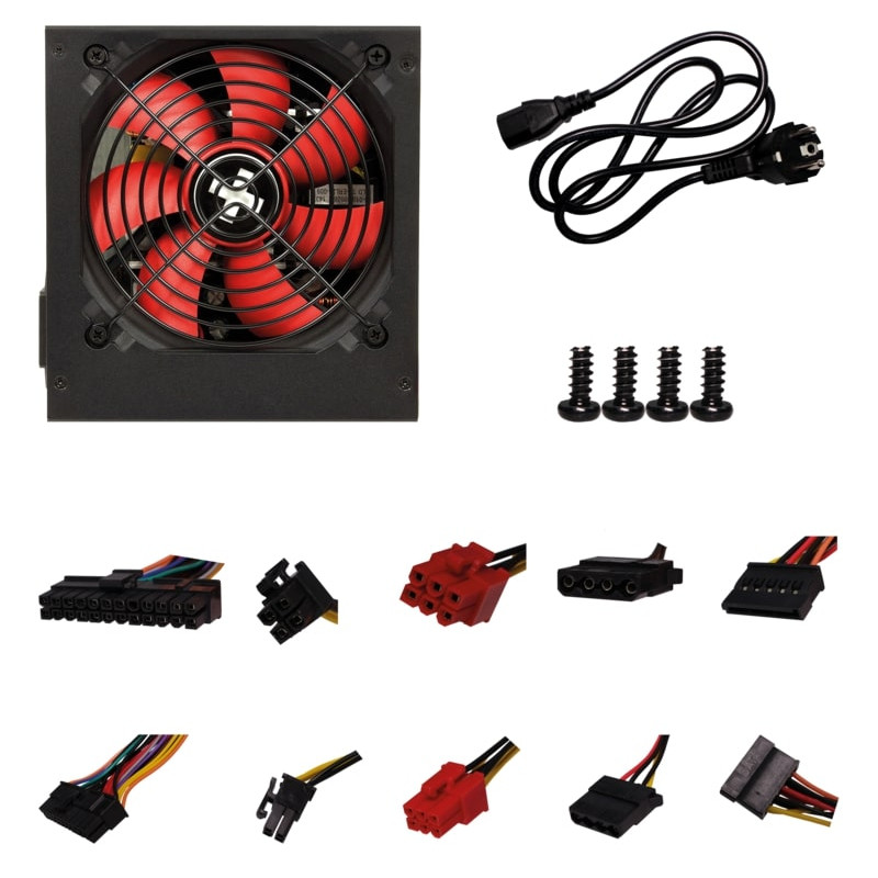 Xilence 500W Performance C, ATX 2.3.1, aktivan PFC, 1×PCIe, 4×SATA, 20+4-pina, 120mm ventilator, crno - Slika 9