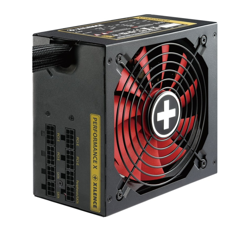 Xilence 750W Performance X+, ATX 3.0 80+ GOLD, polumodularno, aktivan PFC, 4×PCIe, 6×SATA, 20+4-pina, 140mm ventilator, crno - Slika 19