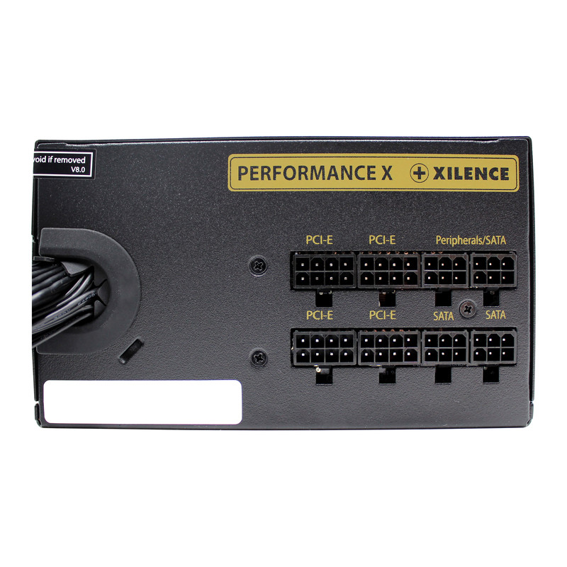 Xilence 750W Performance X+, ATX 3.0 80+ GOLD, polumodularno, aktivan PFC, 4×PCIe, 6×SATA, 20+4-pina, 140mm ventilator, crno - Slika 21
