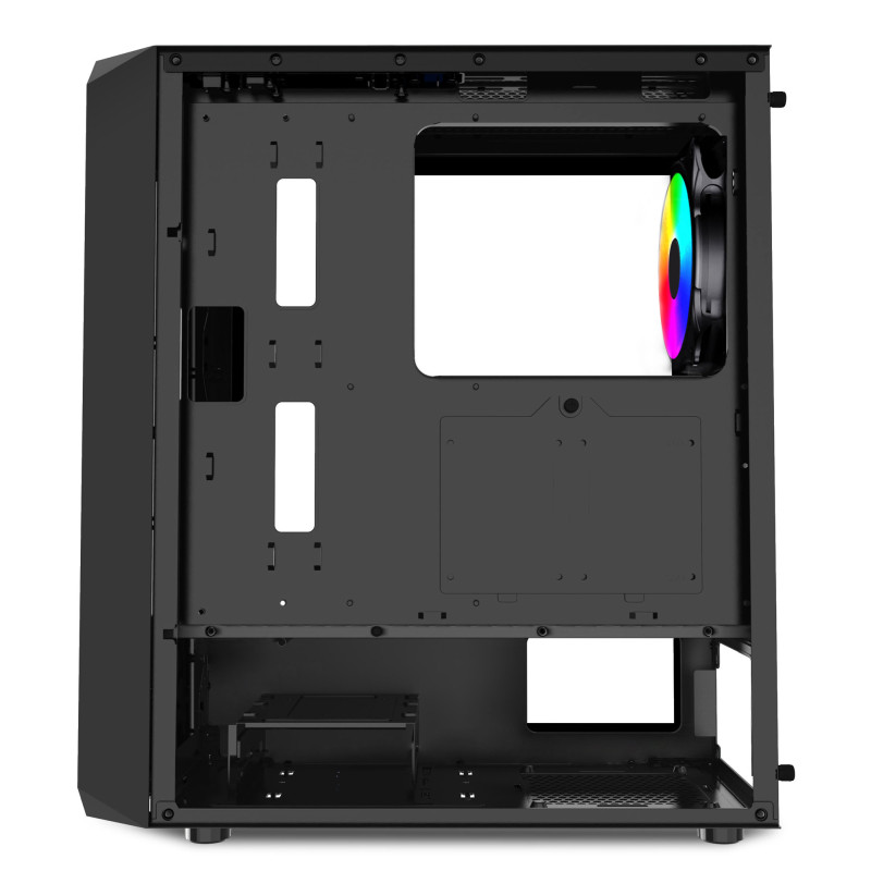 Bit Force PALADIN ARGB-4 Gaming Midi Tower ATX kućište bez napajanja, crno - Slika 14