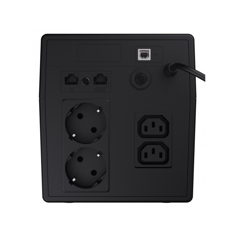 Green Cell UPS (UPS03) Micropower 1000VA/600W, Line Interactive AVR, LCD - Slika 8