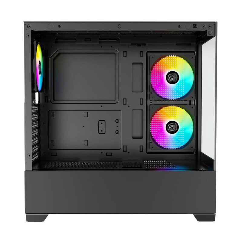 Bit Force SPARK ARGB-TG3 Midi Tower ARGB Gaming PC ATX kućište bez napajanja, crno - Slika 24