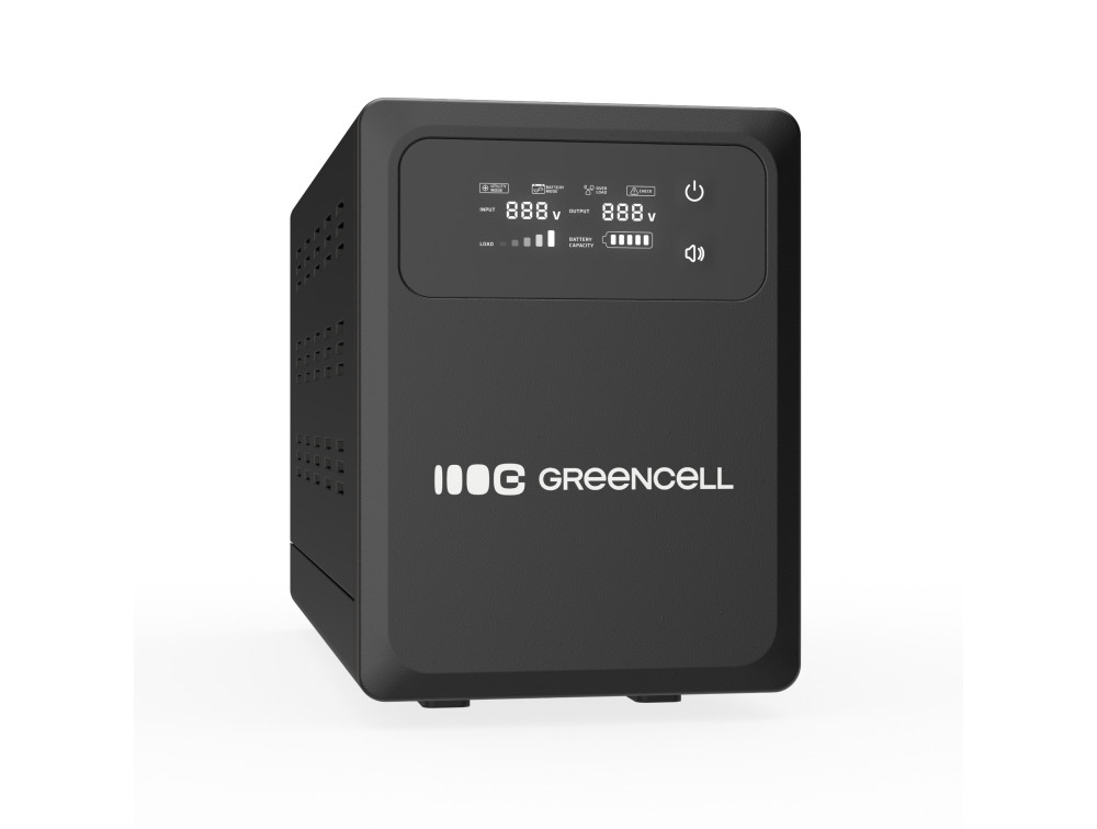 Green Cell UPS (UPSLPPC800) 1200VA/800W, Pure Sinusoid, Line Interactive AVR, LCD - Slika 7