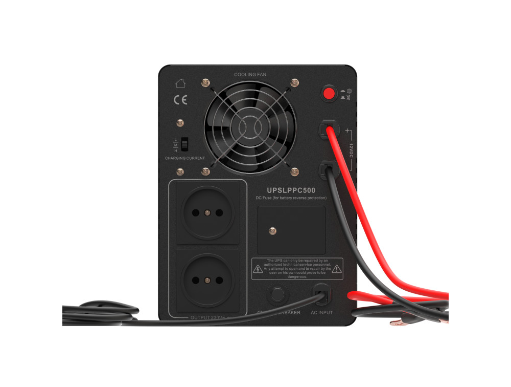 Green Cell UPS (UPSLPPC500) 800VA/500W, Pure Sinusoid, Line Interactive AVR, LCD - Slika 13