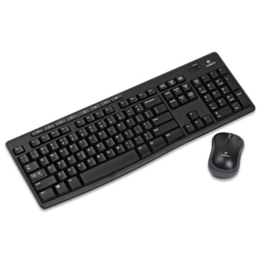Logitech MK270 bežična tipkovnica+miš, USB, crna (920-004509)