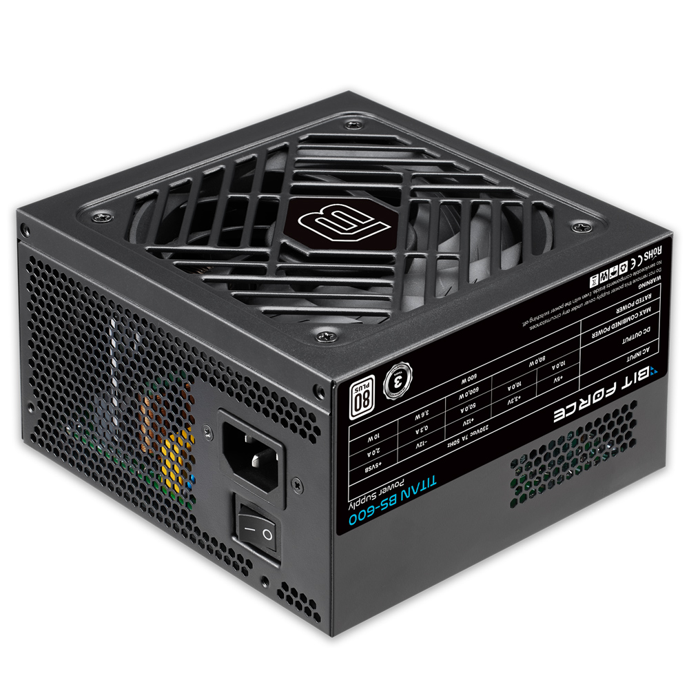 BIT FORCE napajanje 600W 80+ TITAN BS-600 ATX2.31 - Slika 5