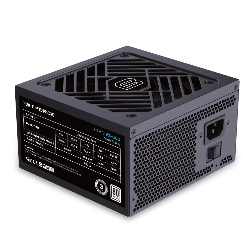 BIT FORCE napajanje 600W 80+ TITAN BS-600 ATX2.31