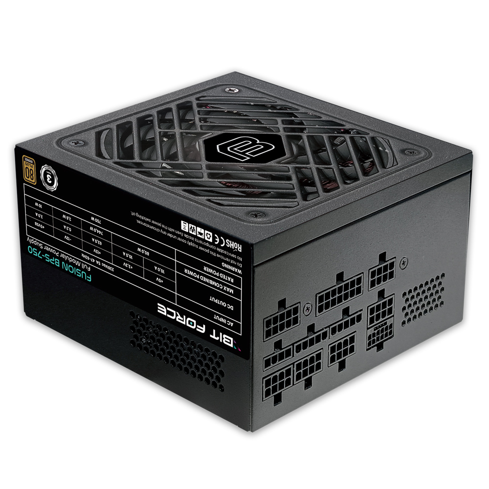 BIT FORCE napajanje 750W 80+ BRONZE FUSION BPS-750 modularno, ATX 3.1, PCI-E 5.1 - Slika 5