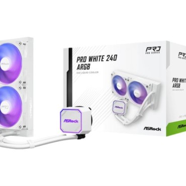 ASRock Pro White 240 ARGB AIO Liquid Cooler