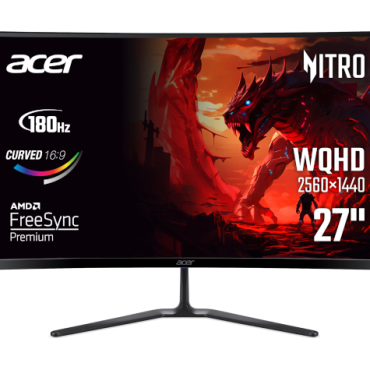 Monitor Acer Nitro ED27QXC 27'' VA, 180Hz, DP, 2xHDMI, cur