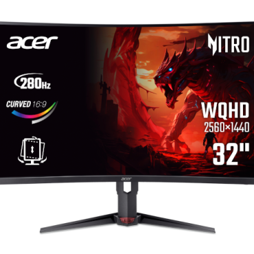 Monitor Acer Nitro XZ32QXC 31.5 QHD VA,2xHDMI,DP,280Hz,cur