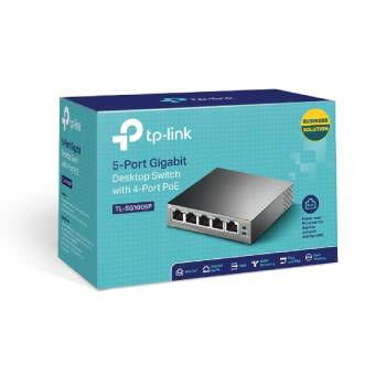 TP-LinkTL-SG1005P 5-Port Gigabit Switch 4xPoE