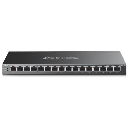 TP-Link TL-SG116P, PoE 16 port GbE switch PoE