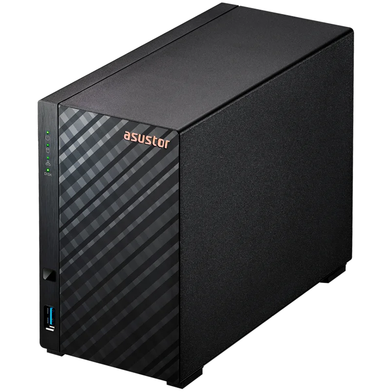 Asustor NAS AS1102TL Drivestor2 Lite 2x 3.5'' - 1x 1Gbe Realtek QuadCore RTD1619B 1.7GHz 1GB single PSU desktop, AS1102TL - Slika 2