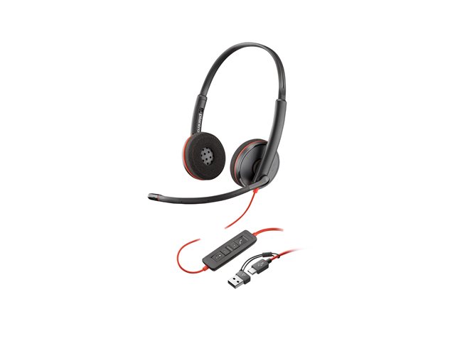 HP Poly BW 3220 Stereo USB-C HS +USB-C/A, 8X228AA